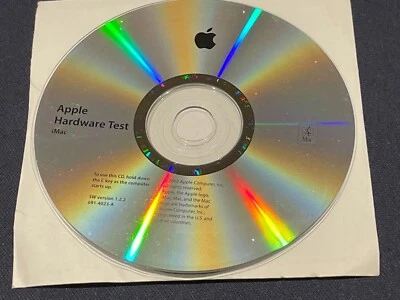 Apple iMac Apple аппаратное обеспечение тест SW версия 1.2.2 691-4023-A 2002 Бесплатная доставка  - Изображение 1 из 2