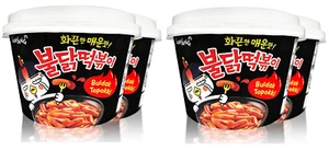 4 PACK Samyang Buldak Original Hot Spicy Rice Cake Tteokbokki Bowl 6.52 oz Each - Picture 1 of 1