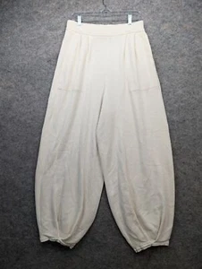 Pantalones de playa Free People para mujer XL marfil tejido Freya cintura elástica harén relajado - Imagen 1 de 16