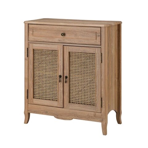 Karat Home Arianna 36" 2-Door Accent Cabinet Gray  MSRP $744.00 Cover