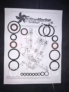 SUZUKI SHOWA TRIM TILT SEAL KIT SUZUKI 140-150-175-200-250 - Picture 1 of 4