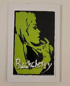 BUCKCHERRY Vintage 2000 Brand Imports VENDING MACHINE STICKER CARD +SLEEVE Metal - Picture 1 of 3