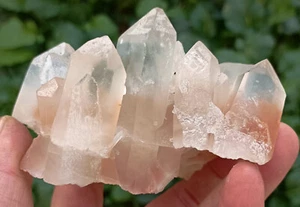 330g NATURAL RED CONY HAIR RUTILATED QUARTZ CRYSTAL CLUSTER ROUGH SPECIMEN - Picture 1 of 12