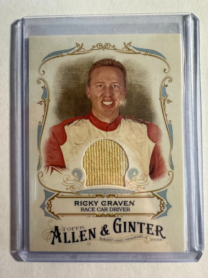 K187,991 - 2016 Topps Allen and Ginter Relics #FSRARCR Ricky Craven - Image 1 of 1