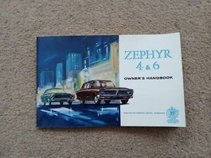 Ford Zephyr 4 & 6 owner's handbook - February 1962,#R003581/462.... - Picture 1 of 4