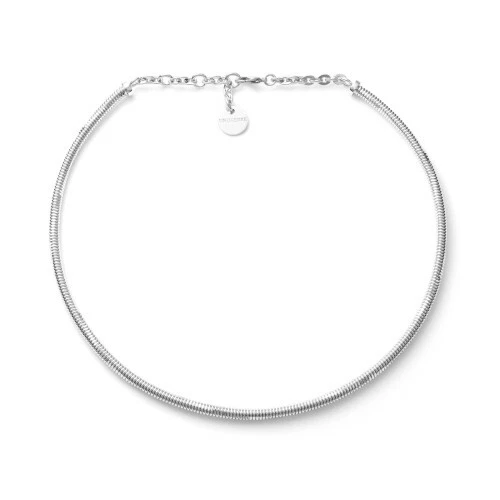 UNOAERRE COLLANA chiodo da donna semi rigida in bronzo placcato argento  (2573) - Immagine 1 di 3