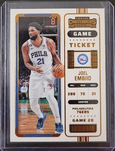 2022 23 PANINI CONTENDERS JOEL EMBIID GOLD FOIL