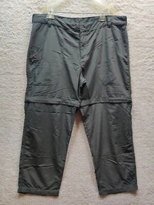 White Sierra 100 % Nylon Herren normale Passform grau wandelbare Wanderhose Größe 2X - Bild 1 von 10