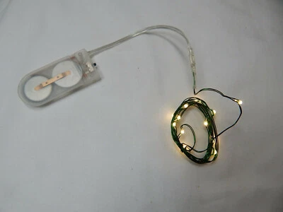 Heidi Ott #YL9132 Casa de Muñecas Miniatura 12 Bombillas LED Batería Cadena Luz Transparente Foto 1 de 4