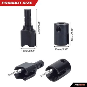 Taza de eje de entrada RCAWD Diff Outdrive para Arrma 1/8 KRATON OUTCAST 1/7 MOJAVE - Imagen 1 de 7