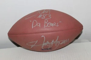 Chicago Bears Jake Tonges #81, Nsimba Webster #83 autograph football - Picture 1 of 5
