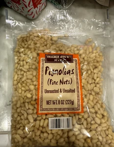 Trader Joes Raw Pignolias Pine Nuts 8oz Unroasted Unsalted - Picture 1 of 2