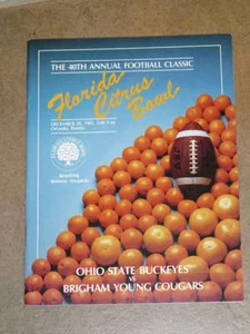 Programa Citrus Bowl - 1985 - OHIO STATE & BYU - Imagen 1 de 1