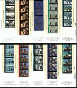 Canada sc#1615-1616 Cinema in Canada, 2 Souvenir-Sheets, Sealed Folder, Mint-NH - Picture 1 of 3