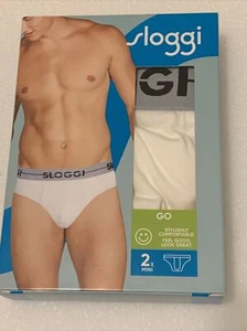 Sloggi Go Mini White Medium x2 men's under ware GB 34 - Picture 1 of 4