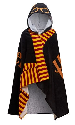 Harry Potter Hooded Towel Kids Hogwarts Poncho Beach Bath Towel Swimming Wrap - Image 1 of 4