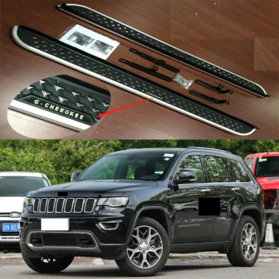 estribo apto para Jeep Grand Cherokee 2011-2021 aluminio escalón lateral barra Nerf Foto 1 de 4