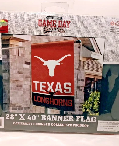 Texas Longhorns University Outside Banner Flag 28" x 40" Collegiate Fan Student Cover