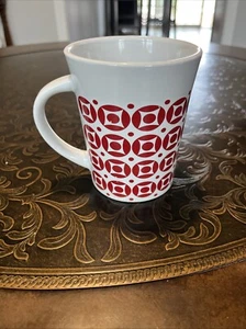 Royal Norfolk Decorative Coffee Mug White/red - Picture 1 of 3