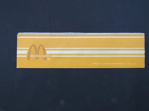 McDonalds Papierhut gelb Vintage 70er Jahre NEU UNBENUTZT - Bild 1 von 2