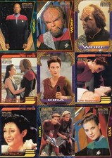 STAR TREK DEEP SPACE NINE PROFILES 1997 SKYBOX COMPLETE BASE CARD SET 82