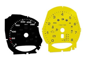 Porsche Macan,Cayman,Boxster - Speedometer gauges from MPH to km/h Gauges - Picture 1 of 6