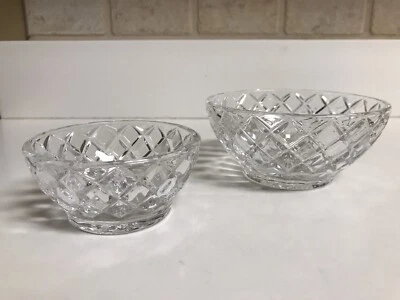 Lenox Crystal Diamond Bowls with Certificates - Image 1 of 4