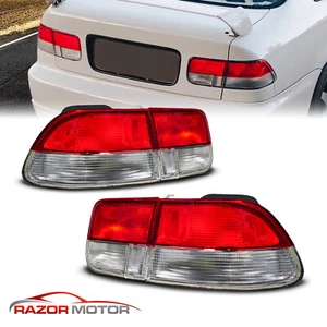 For 1996 1997 1998 1999 2000 Honda Civic 2DR Coupe Factory Style Tail lights Set - Picture 1 of 7