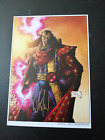 print ex-libris A4 Marvel Bishop by Whilce Portacio signed with official seal