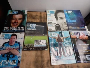 7 Manchester City Official Magazines From 2003 Incl Main Road Souvenir Edition - Picture 1 of 10