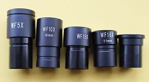 Haute Qualité WF5x, 10x, 15x, 16x, 20x Ou 25x Oculaire pour Objectif Microscope, - Picture 1 of 18