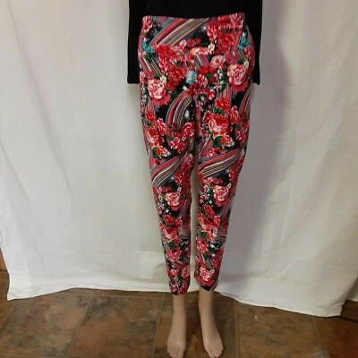 Leggings multicolores para mujer No Boundaries talla pequeña Foto 1 de 4