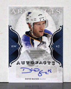 2011-12 Upper Deck Artifacts - Autofacts - [Autographed] #A-DA - David Backes