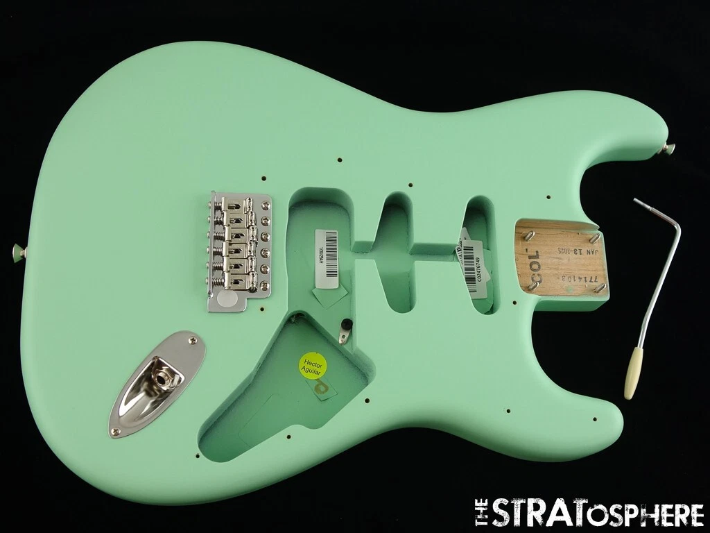 Fender Stratocaster Body Green for sale - eBay