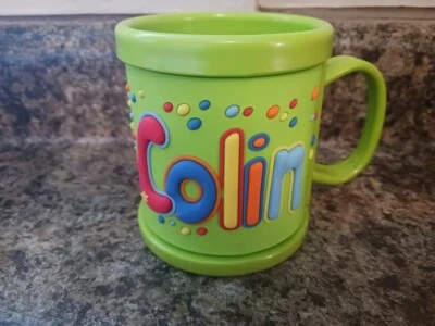 Nombre: COLIN - NUEVO Taza Personalizada Niños Niños Plástico 3D John Hinde Foto 1 de 3