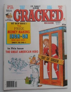 #40 CRACKED MAGAZINE NOVEMBER 1981 THE GREAT AMERICAN HERO - Picture 1 of 1
