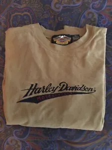 Harley Davidson Cotton Velour Jersey XL ,EUC Men’s - Imagen 1 de 8