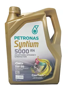Aceite Lubricante motor PETRONAS Syntium 5000 RN 5W-30 5 Litros RENAULT RN0720 - Imagen 1 de 2