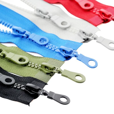 5# Double Head Zippers Open End Resin Meete DIY Sofa Garments Craft Sewing 70CM - Image 1 of 4