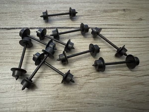 10 Stück Märklin E432950 DC-Gleichstrom Radachsen Niederflurwagen RoLa Neuwertig - Bild 1 von 2