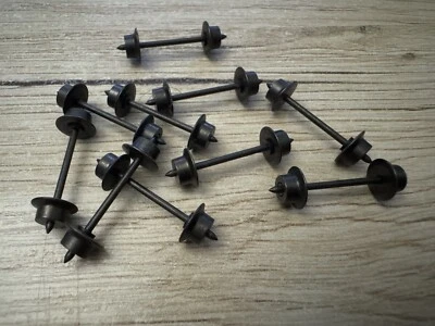 10 Stück Märklin E432950 DC-Gleichstrom Radachsen Niederflurwagen RoLa Neuwertig - Bild 1 von 2