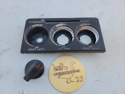 77-85 Mercedes Benz W123 Climatizador Calentador Ventilador Perilla Manual 240D 300D 300TD Foto 1 de 4