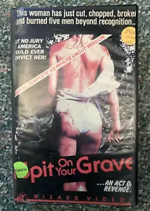I Spit on Your Grave - VHS - Horror - Big Box - Wizard Video - Picture 1 of 7