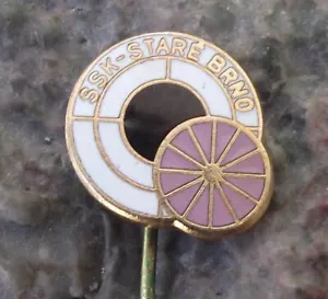 Antique Brno Czech Sports Shooting Club Sports Target Logo Members Pin Badge - Picture 1 of 3