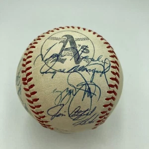 1973 Oakland A's Athletics World Series Champs Team Signed Baseball JSA COA - Picture 1 of 9