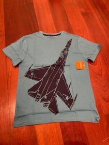 *NWT* Gymboree blue/black jet shirt short sleeve  boy's XL (14) - Picture 1 of 4