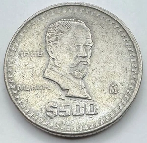 1988 Mexico 500 Pesos - Free Shipping - Mexican Five Hundred Pesos - Ships Free - Picture 1 of 4
