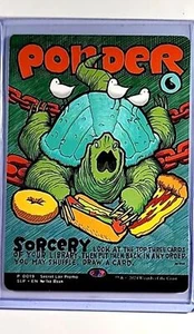 2024 MTG Magic The Gathering Secret Lair Showdown Play Promo Poster #19 Ponder - Bild 1 von 2