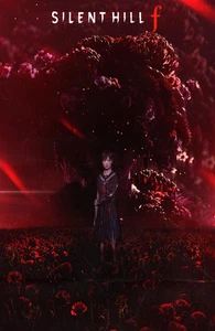 Silent Hill f Poster 2025 Sopravvivenza Horror Gioco Silent Hill Poster 11x17 V3 - Foto 1 di 3