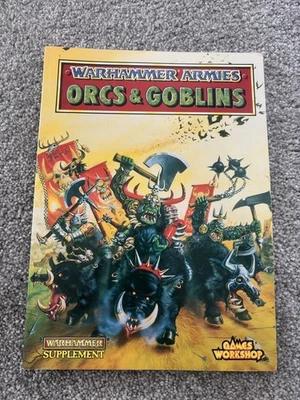 Orcs and Goblins Armies Book Warhammer Fantasy Battle 4th Edition 1993 GW  - Image 1 of 2